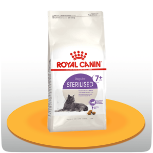 غذای خشک گربه عقیم شده +7 سال رویال کنین